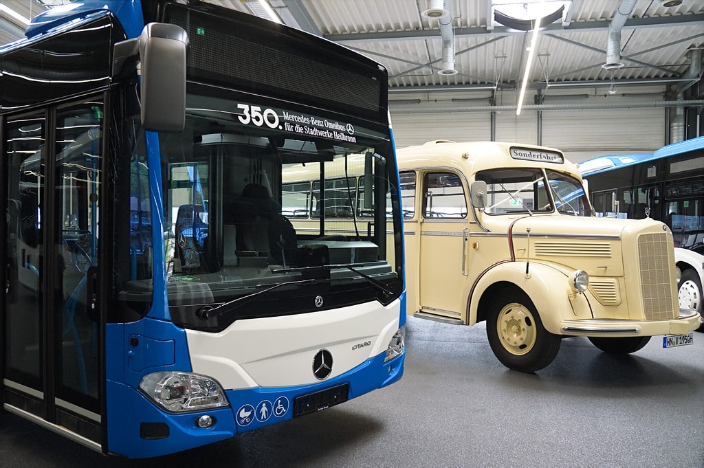 Infobus - Mercedes Citaro LE hybrid przez cały czas w produkcji. Do Heilbronn trafi piątka z Mannheim