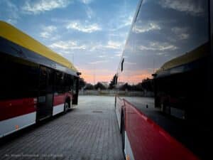 Infobus - Wszystkie nowe Solarisy electric MPK Inowrocław już wożą pasażerów. Na liniach 3 i 16