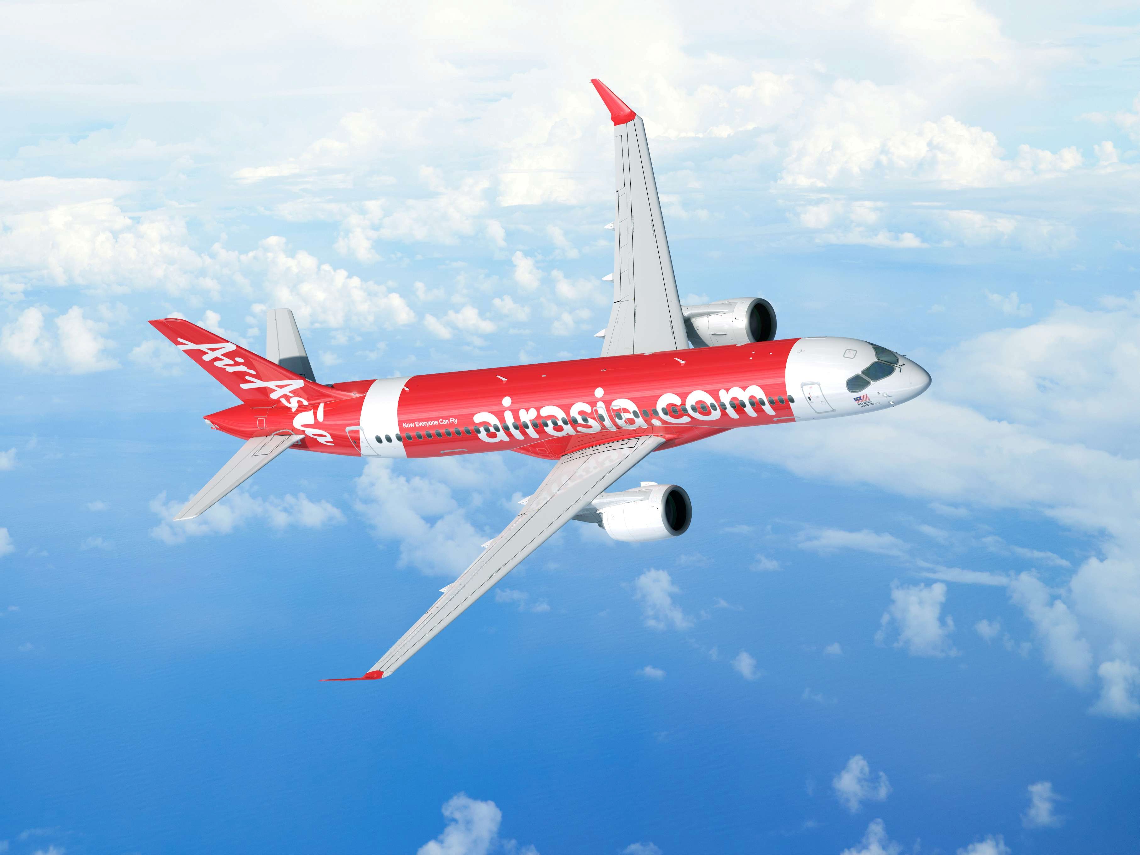 Infoair - AirAsia zamawia 150 samolotów Airbus A220-300. Rekord dla programu A220