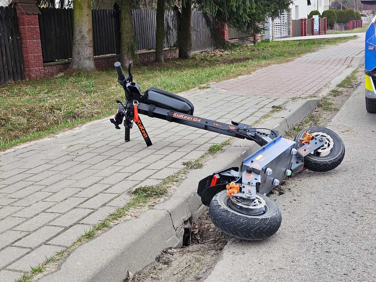 Infobike - Kutno: wypadek dwóch hulajnóg elektrycznych. Jeden z kierujących nie żyje