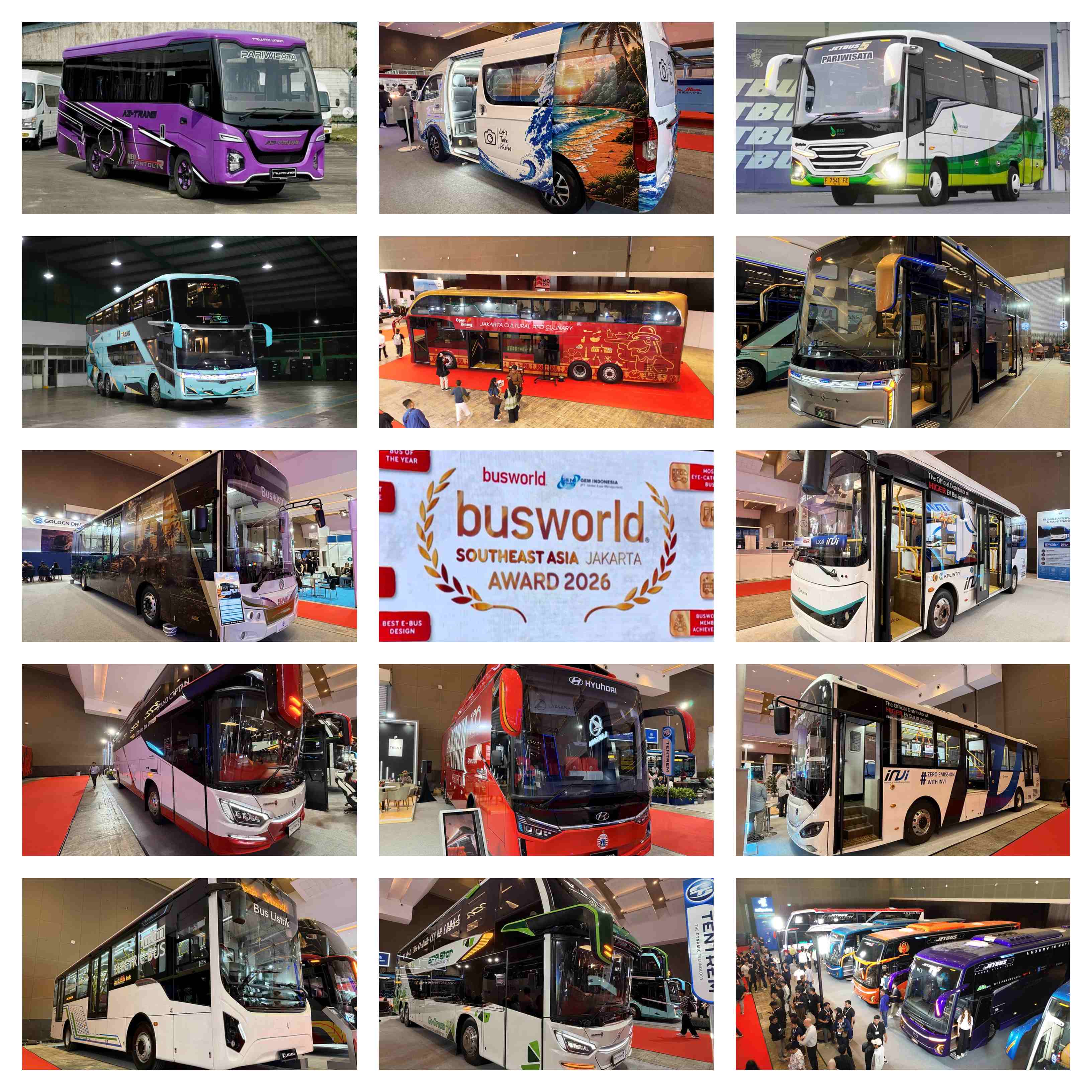 Infobus - 25 autobusów na targach Busworld Southeast Asia 2026 w Dżakarcie. W tym premiera MAN