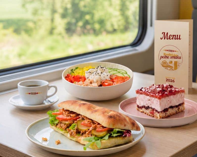 Inforail - WARS wprowadza nowe menu w pociągach PKP Intercity. Będą bowle, schiacciata i wegańskie gołąbki