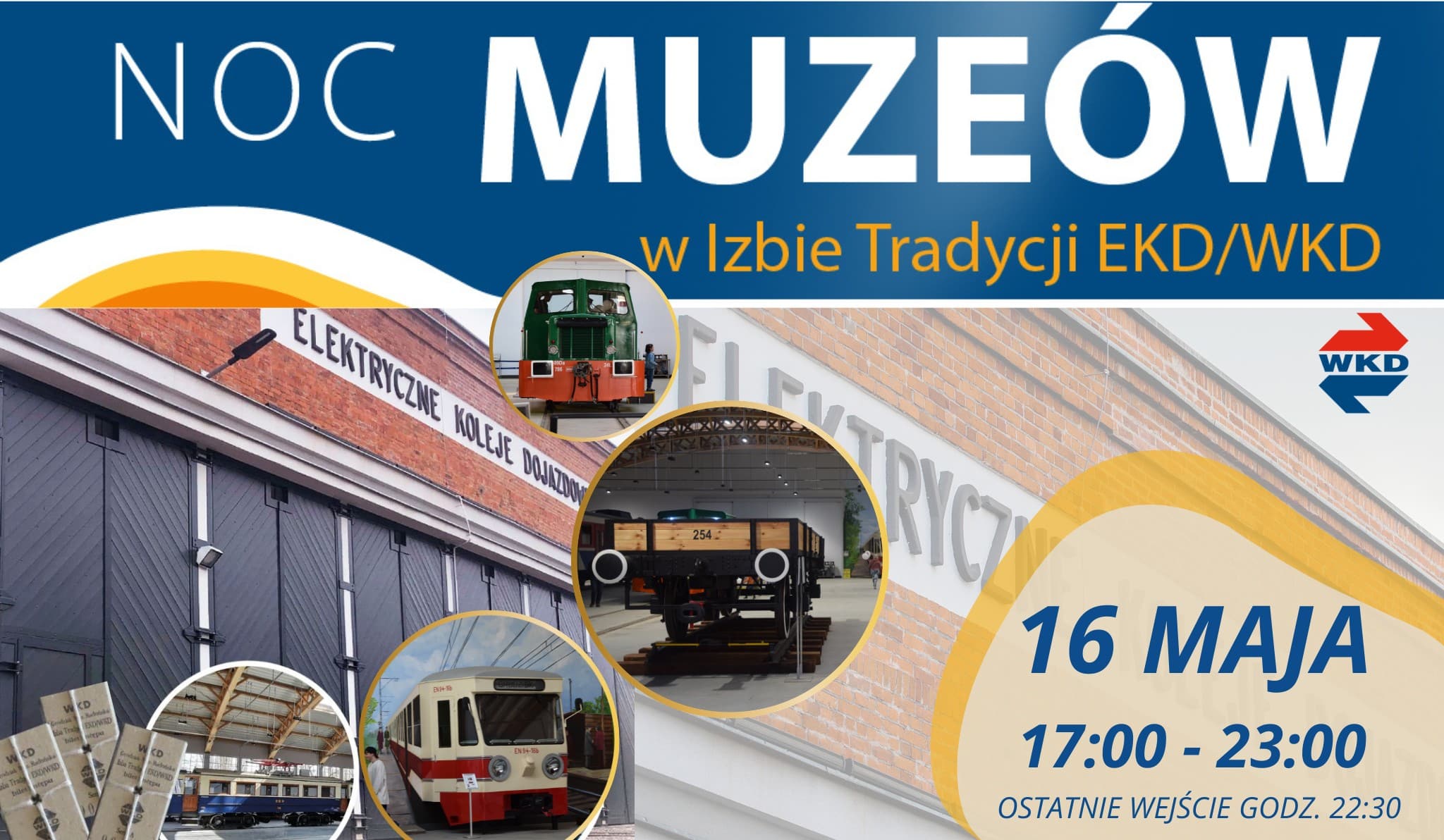 Inforail - Noc Muzeów z WKD. Historyczne pociągi, retro autobusy i kolejowe perełki oraz debiut EN95 w roli zabytku