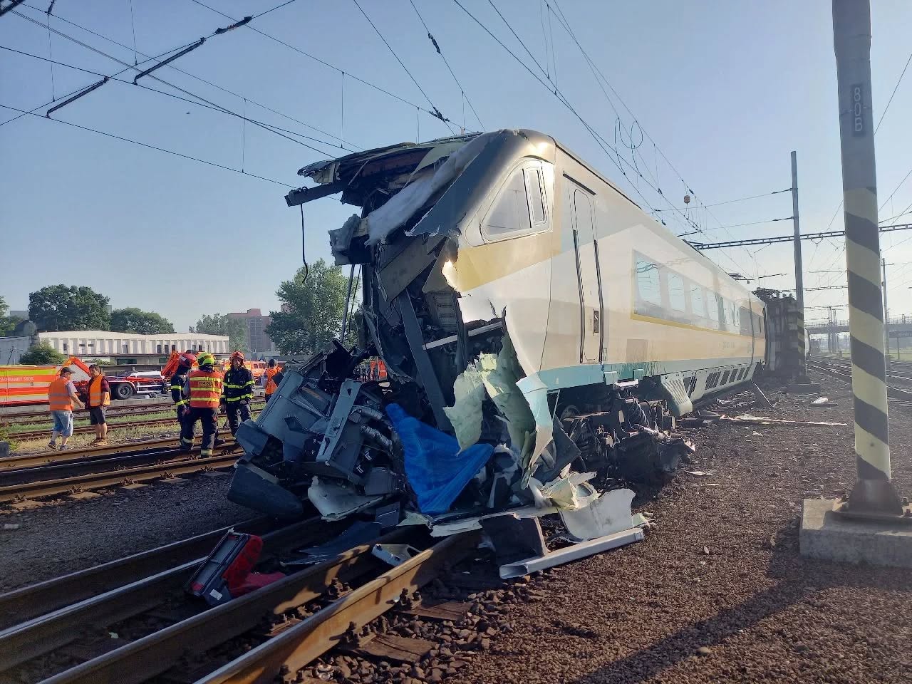 Inforail - Ceske drahy naprawią Pendolino rozbite pod Bohuminem w 2022 roku