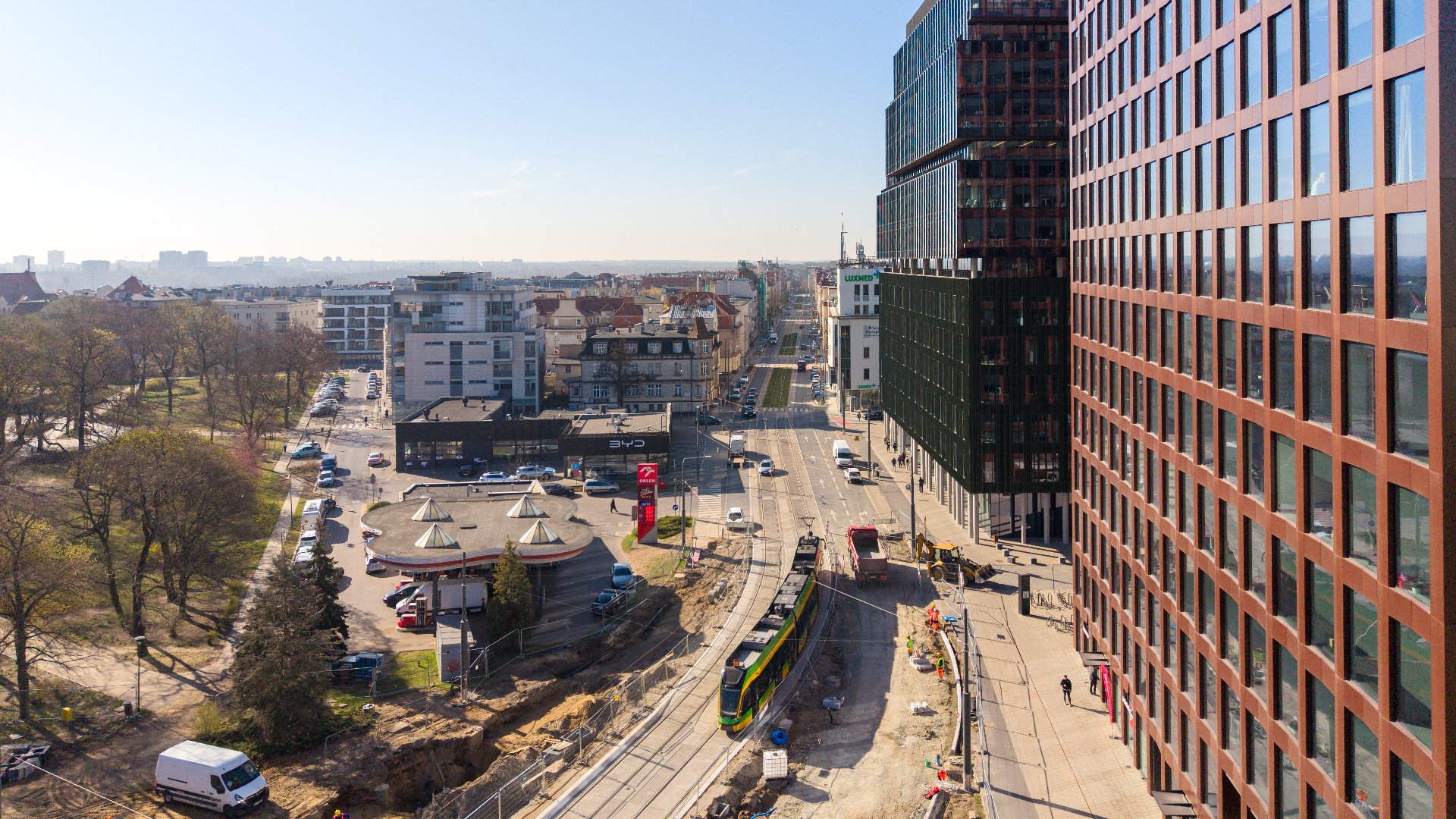 Infotram - Kolejny etap przebudowy w centrum Poznania. Duże zmiany na węźle Wierzbięcice i zamknięcie ul. Ratajczaka