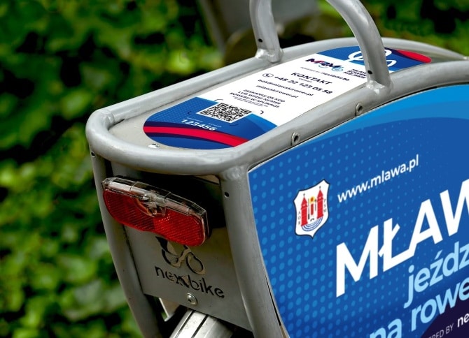 Infobike - Mławskie Rowery Miejskie ruszyły 1 maja. 40 jednośladów w 10 lokalizacjach od NextBike