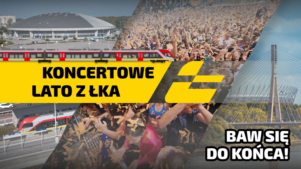 Inforail - ŁKA uruchomi specjalne pociągi po największych koncertach lata. Dodatkowe połączenia dla fanów