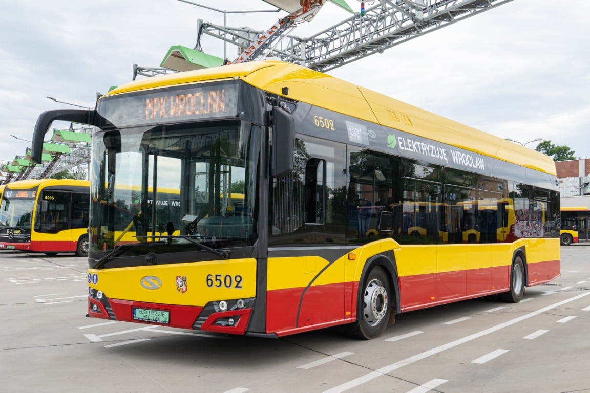 Infobus - Solaris debiutuje elektrycznie w MPK Wrocław. Pierwszy Urbino 12 electric z siedmiu