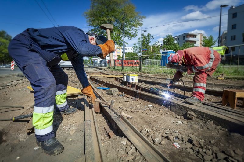 Infotram - Kolejny remont Tramwajów Warszawskich. Tramwaje nie dojadą do Metra Młociny
