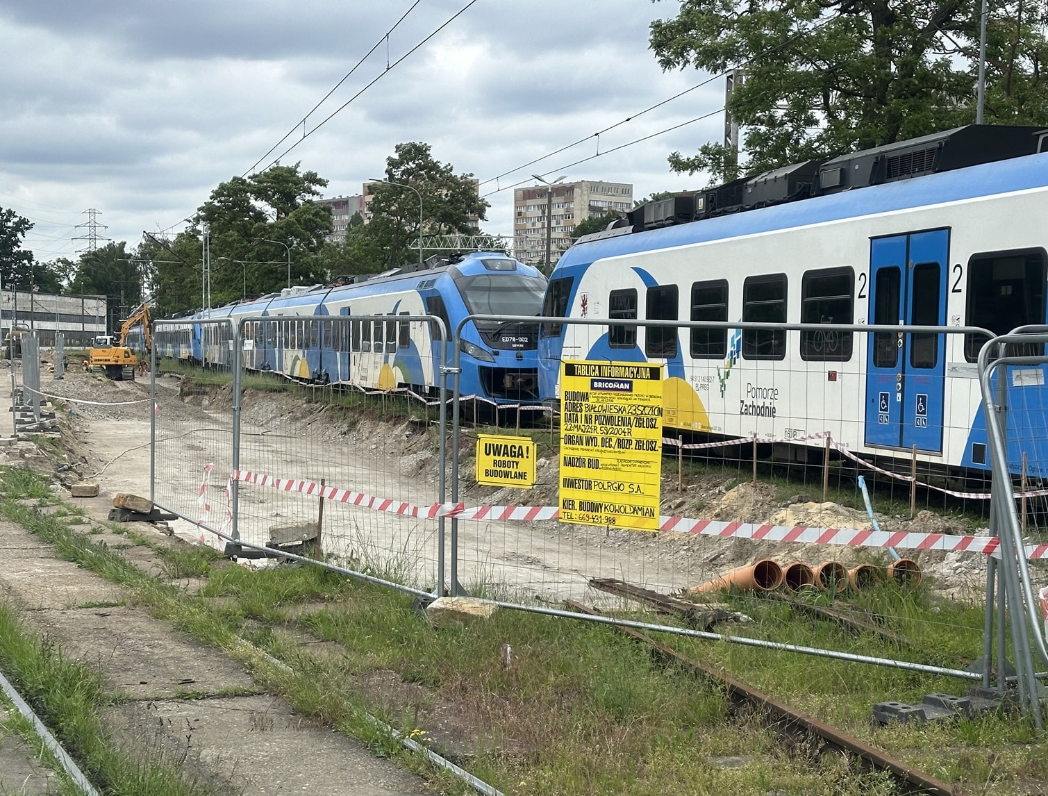 Inforail - POLREGIO buduje nowoczesną myjnię taboru w Szczecinie