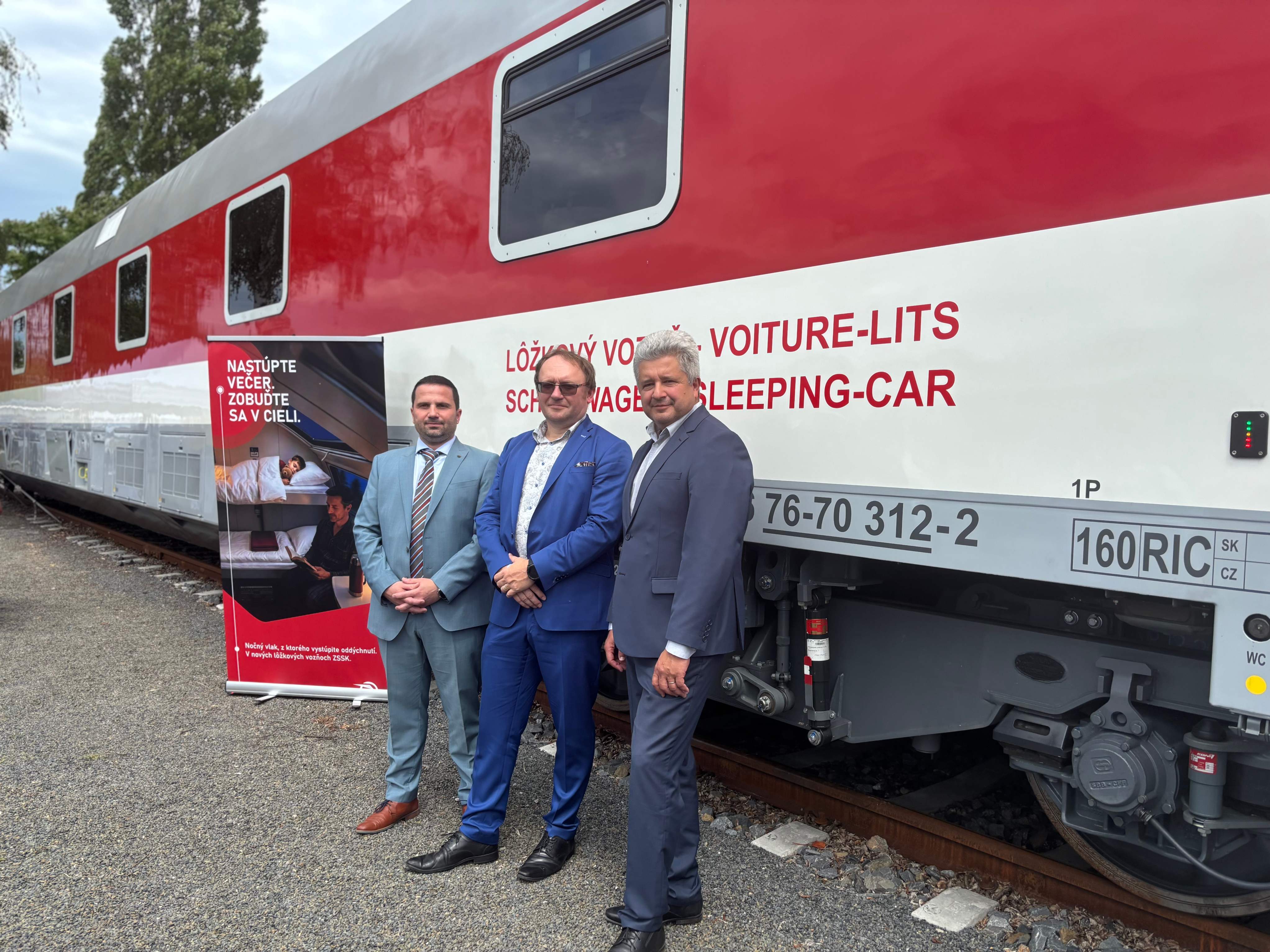 Inforail - Rail Business Days 2026: ZSSK zaprezentowały nową generację piętrowych wagonów sypialnych