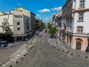 Infotram - Trwa przebudowa węzła Bagatela w Krakowie. Dziewięć miesięcy utrudnień i duże zmiany w komunikacji