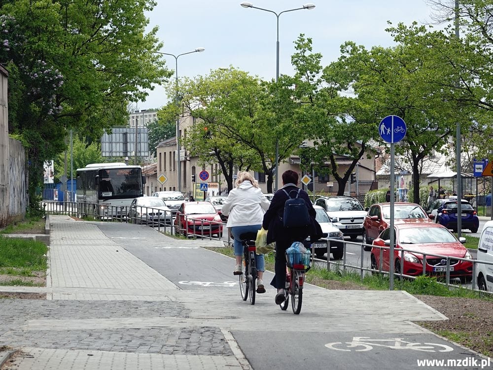 Infobike - Radom: Nowa droga rowerowa przy ul. Limanowskiego. Historia miasta wpisana w trasę dla rowerzystów