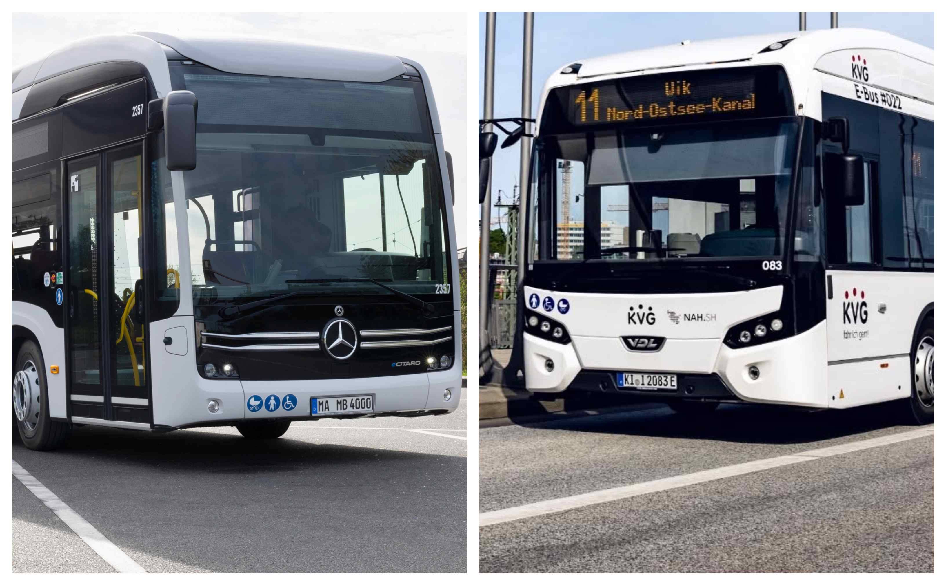 Infobus - Kilonia wybiera Mercedesa zamiast VDL. Zmiana marki elektrobusów w KVG Kiel