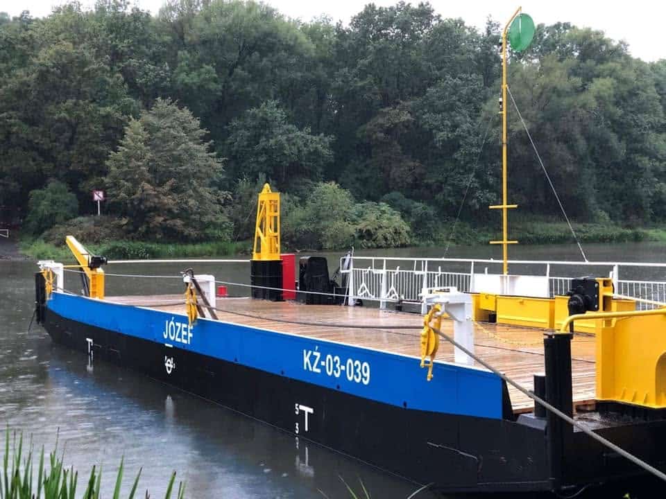 Infoship - Wyjątkowy w skali Europy Prom Józef wrócił na Odrę po remoncie