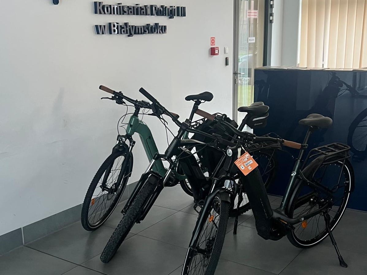 Infobike - Białystok: Pijany złodziej rowerów zatrzymany. Wpadł podczas ucieczki na skradzionym e-bike’u