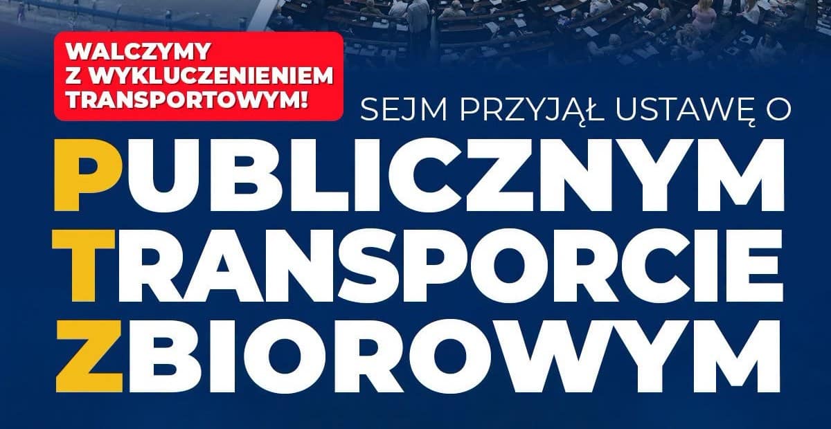 Infotrans - Senat poparł nowelę PTZ. Bez poprawek Marszałkowie mają integrować przewozy