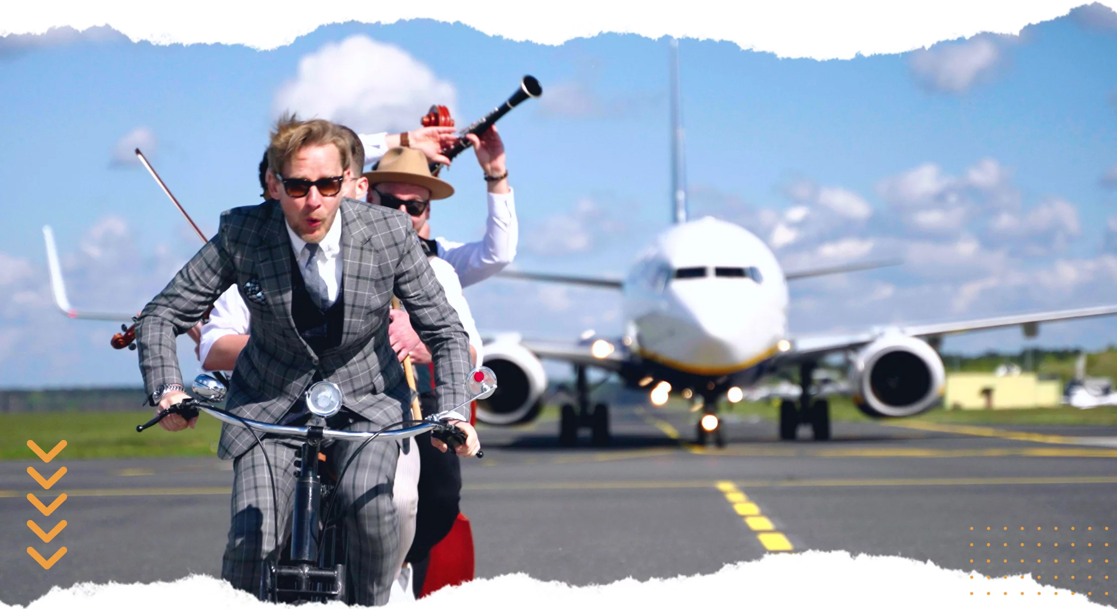 Infobike - Big Bike Orchestra: Sześciu muzyków na jednym rowerze przemierza Polskę