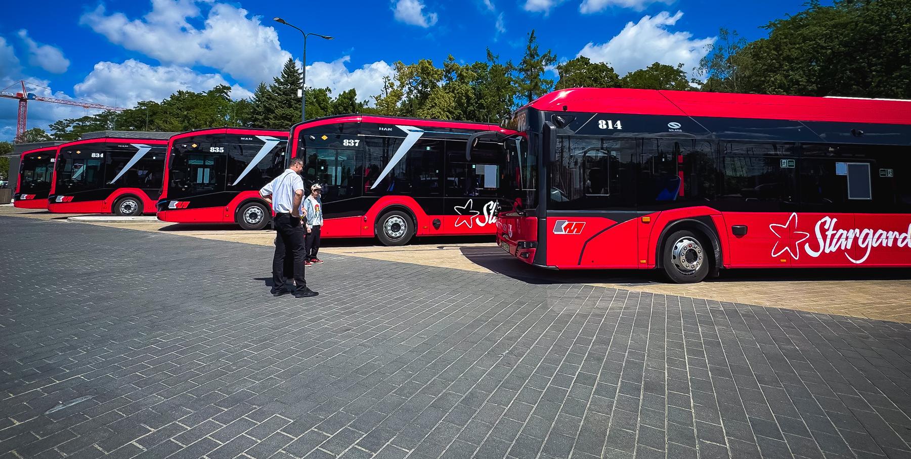 Infobus - MPK Stargard pokazuje 11 nowych elektrobusów i uruchamia wakacyjną linię nad Miedwie