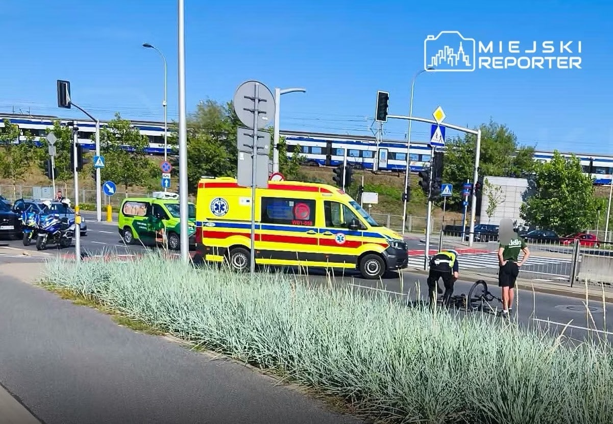 Infobike - Warszawa: 24-letni rowerzysta ciężko ranny.