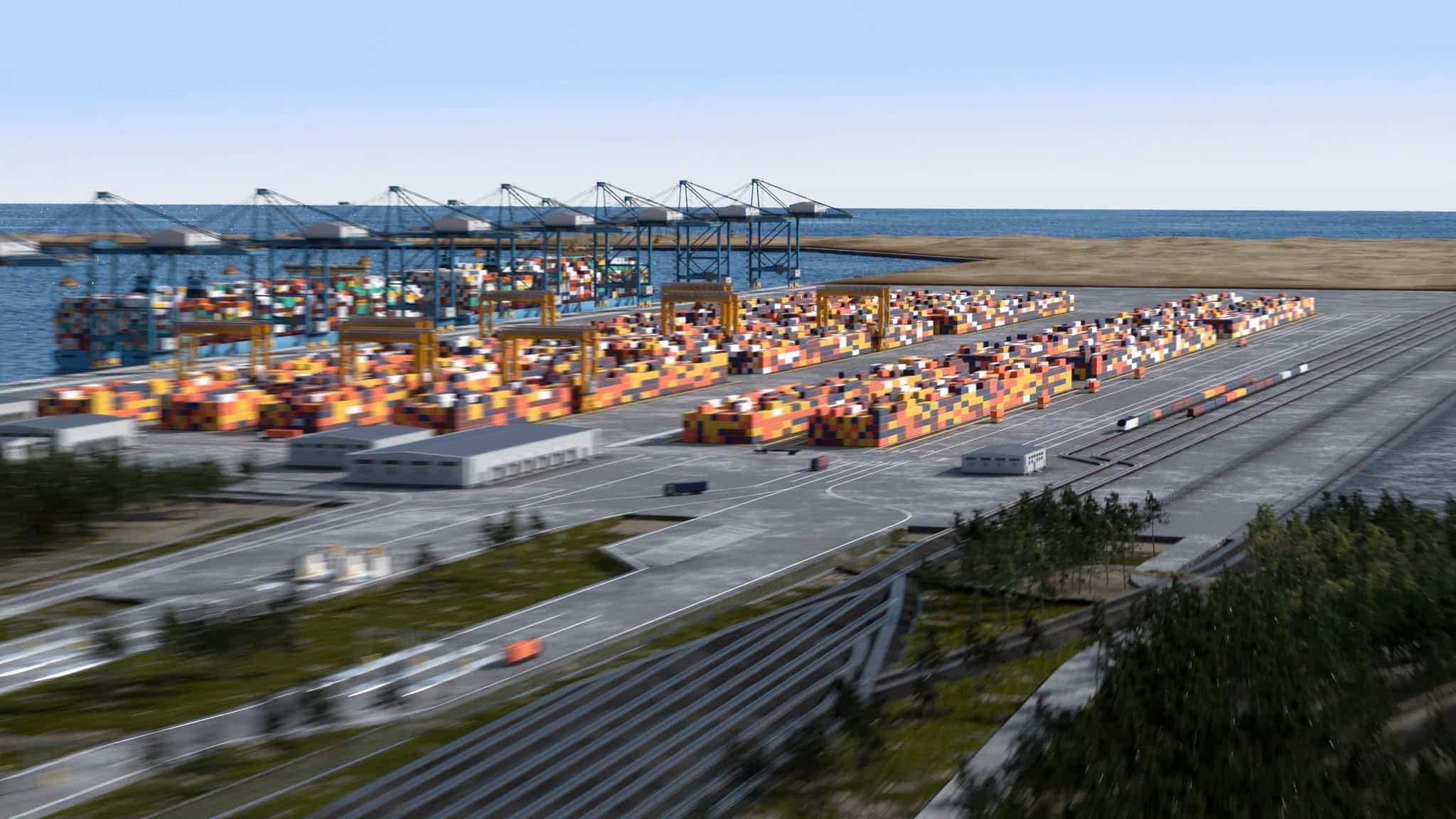 Infoship - Ruszyła budowa Przylądka Pomerania. W Świnoujściu powstaje nowy port za 10 mld zł