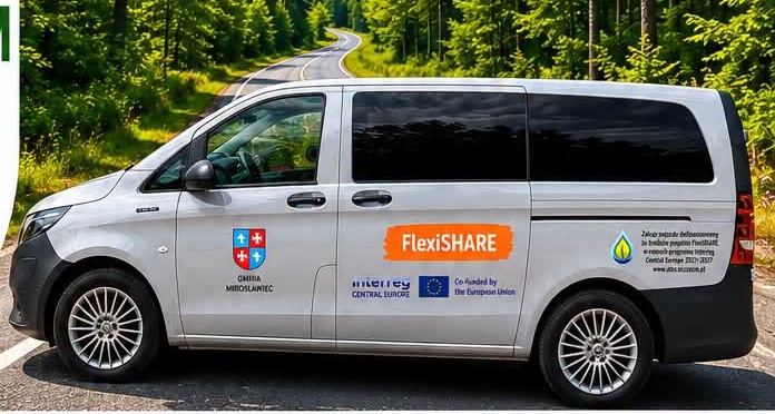 Infotrans - Mirosławiec uruchomił transport na żądanie z platformą Citya. W ramach FlexiSHARE