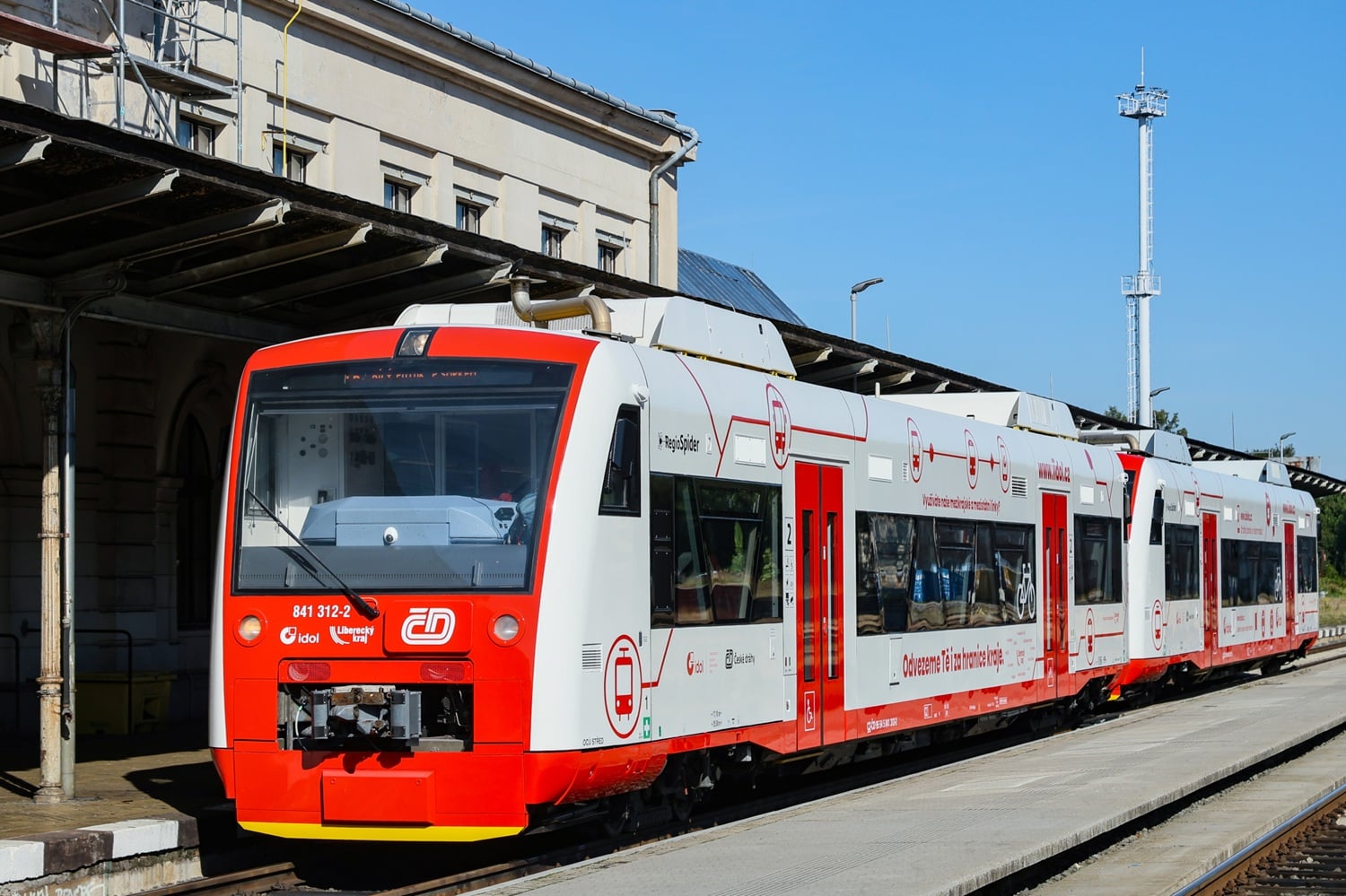 Inforail - Więcej RegioSpiderów w Libereckim kraju. I nowa trasa w systemie