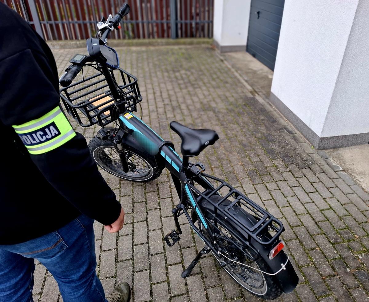 Infobike - Ostróda: E-rower za ponad 3.000 PLN odzyskany po kradzieży
