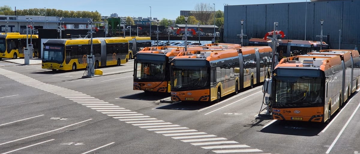 Infobus - Utrecht: Hitachi elektryfikuje dwie zajezdnie Transdev. Dla 250 nowych elektrobusów