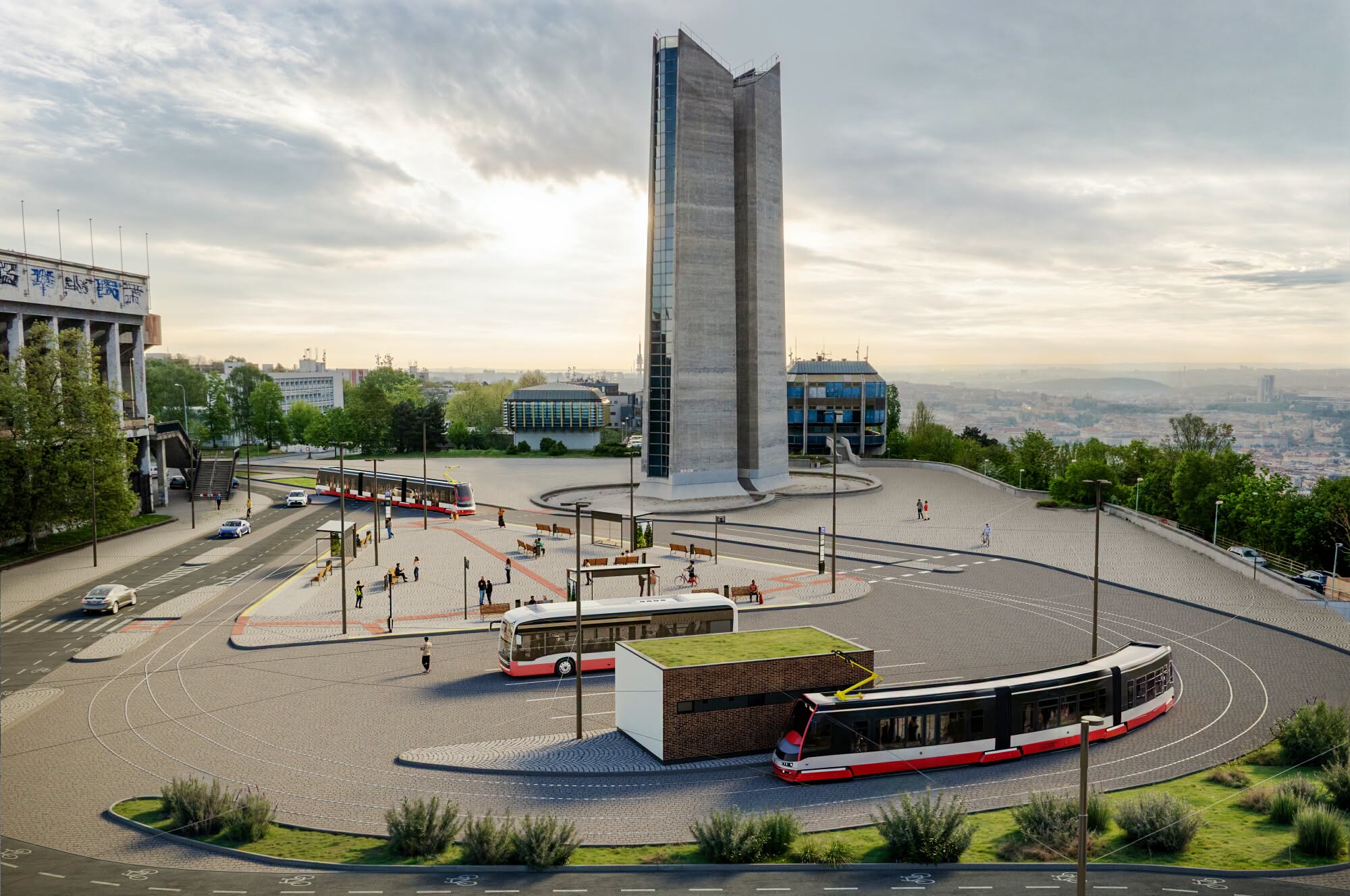 Infotram - Praga zbuduje nową linię tramwajową Malovanka – Strahov. Umowa z wykonawcą podpisana