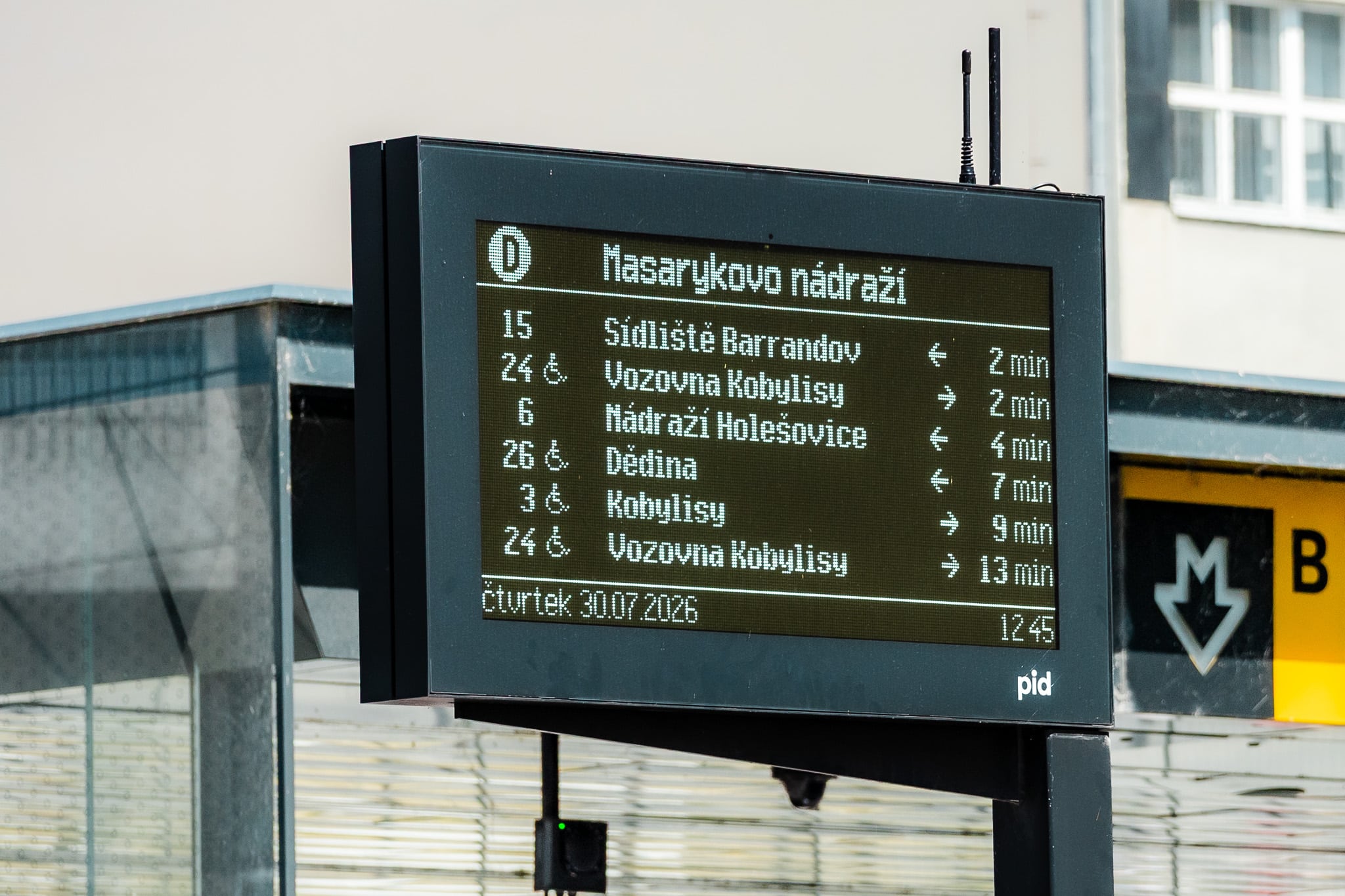 Infotrans - Praga ma 31 nowych cyfrowych tablic SDIP. Kolejne 40 do końca 2026 roku