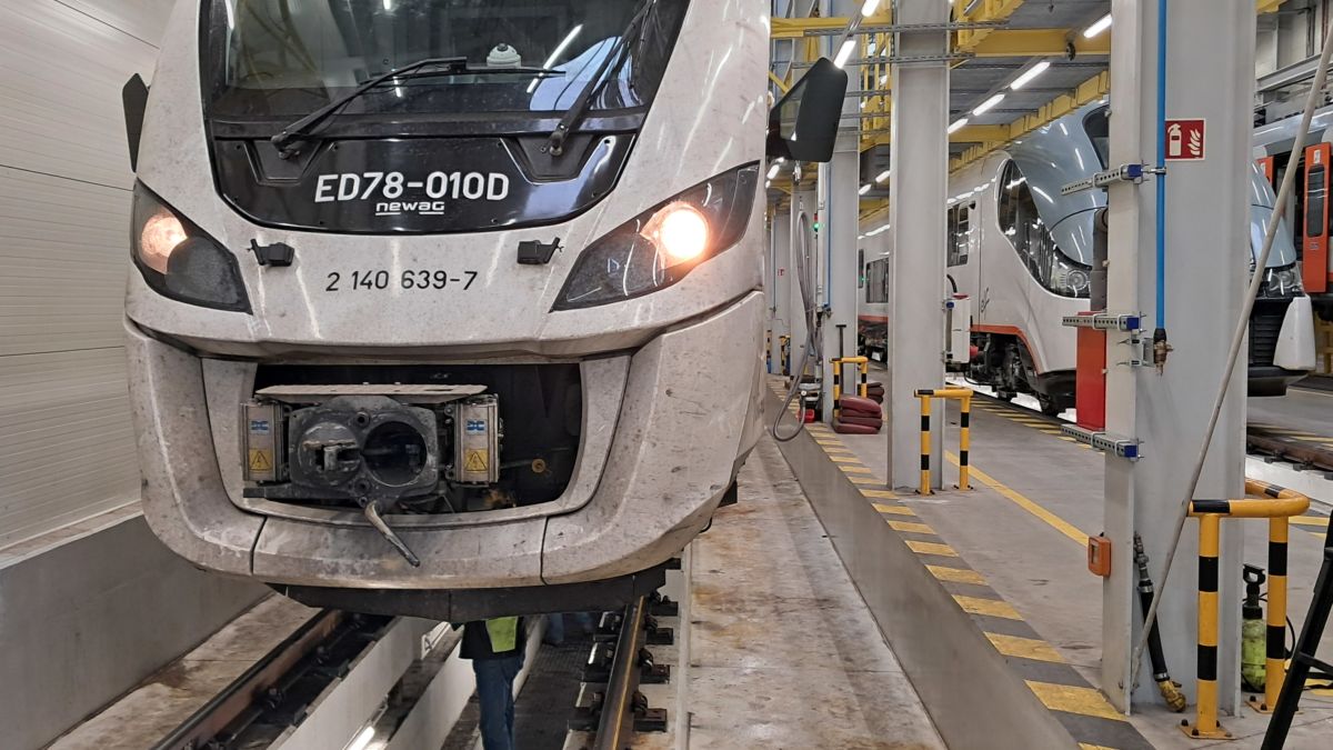Inforail - POLREGIO wykonało już 1500 przeglądów w Skarżysku-Kamiennej. Zakład obsługuje tabor z trzech województw
