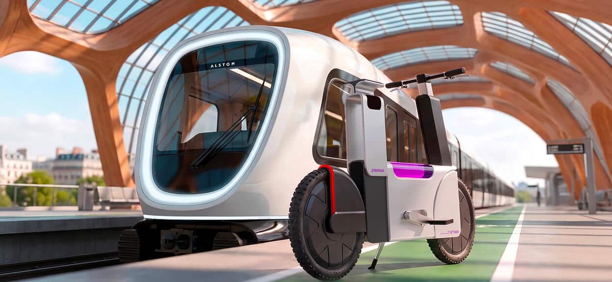 Inforail - InnoTrans 2026: Alstom i Decathlon łączą rowery i hulajnogi z koleją. Nowa koncepcja podróży