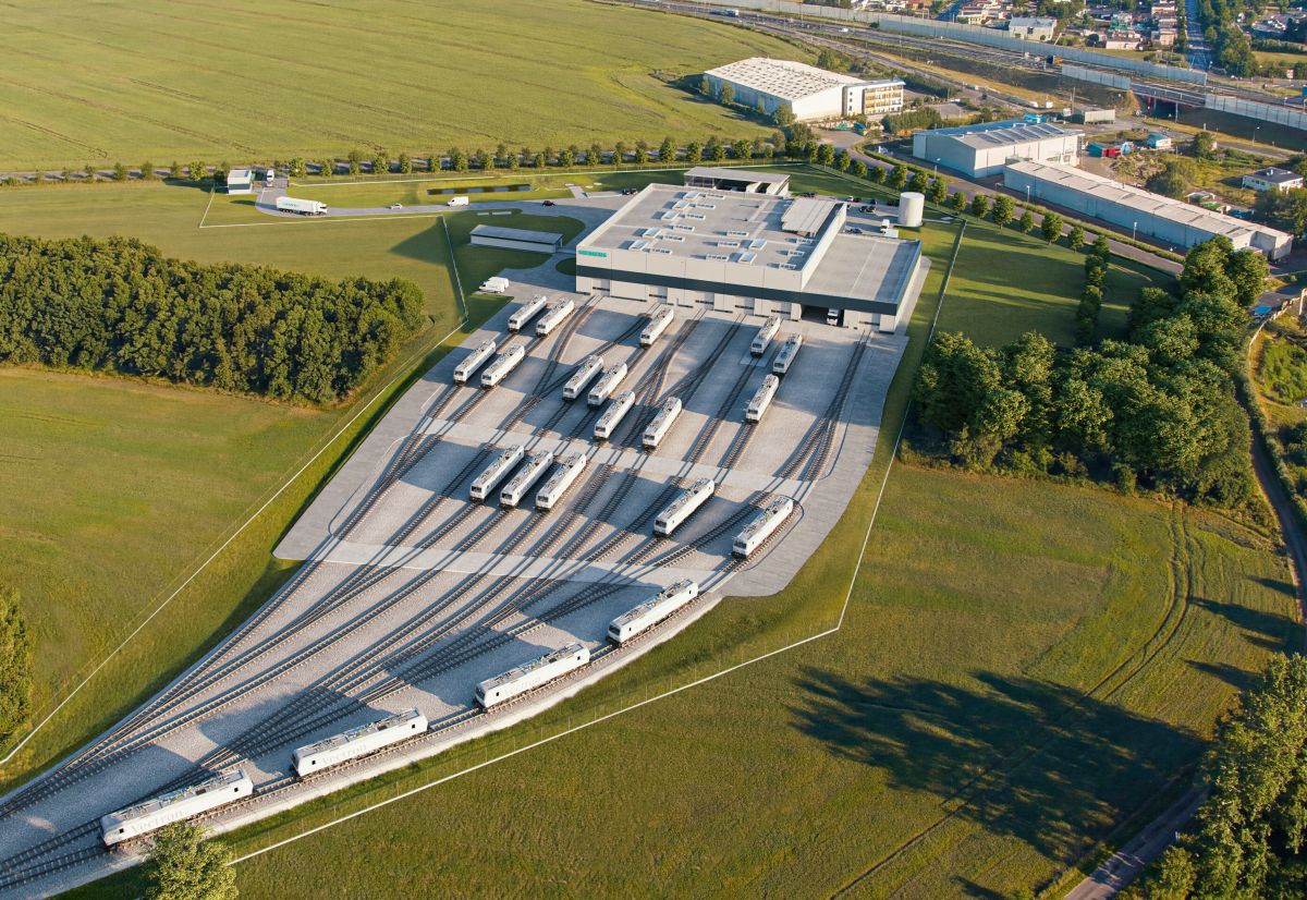 Inforail - Siemens Mobility zbuduje pod Poznaniem centrum serwisowe lokomotyw. Obsłuży do siedmiu pojazdów jednocześnie