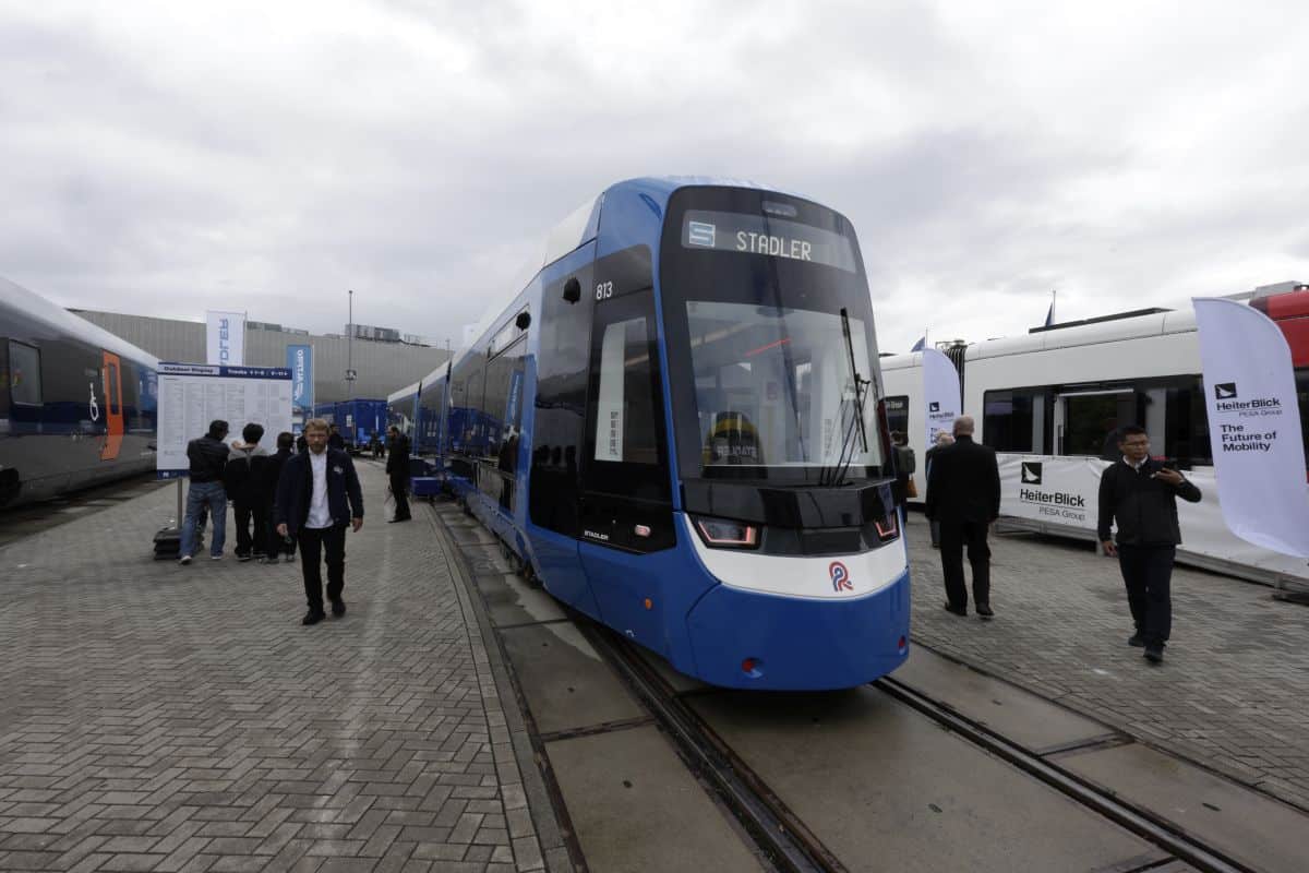 Infotram - InnoTrans 2026: Stadler pokazał tramwaj TINA dla Rostocku. Powstał w Siedlcach