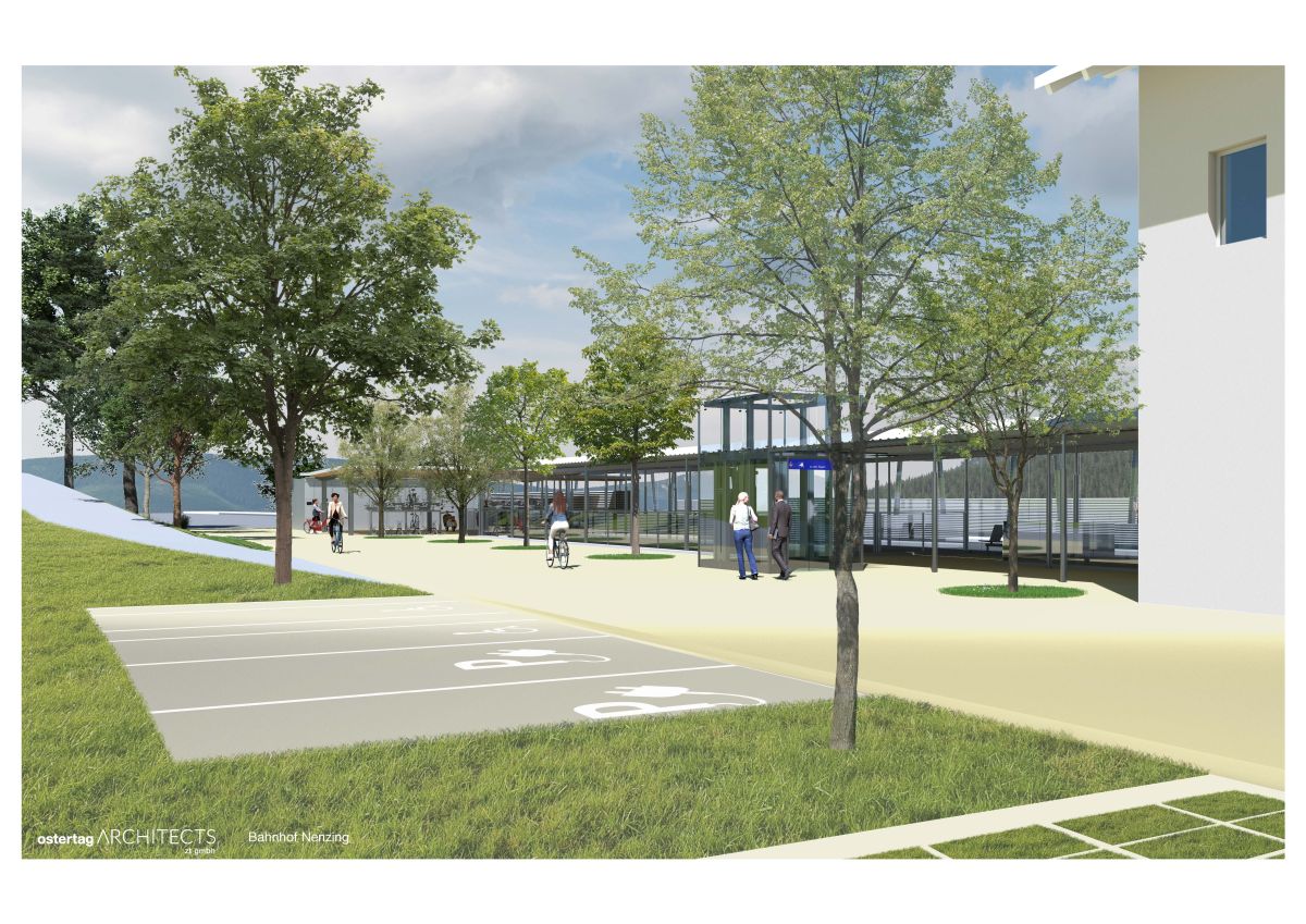 Inforail - ÖBB zmodernizują przystanek Nenzing. Będzie bez barier, z Park & Ride i Bike & Ride