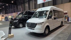 Infobus - FIAA 2026: Altas Auto stawia na fabrycznego eSprintera. Do 113 kWh i 320 km zasięgu
