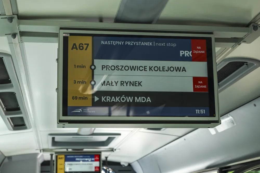 Infobus - Trzy nowe linie MLD: A67 łączy codziennie Proszowice z Krakowem MDA