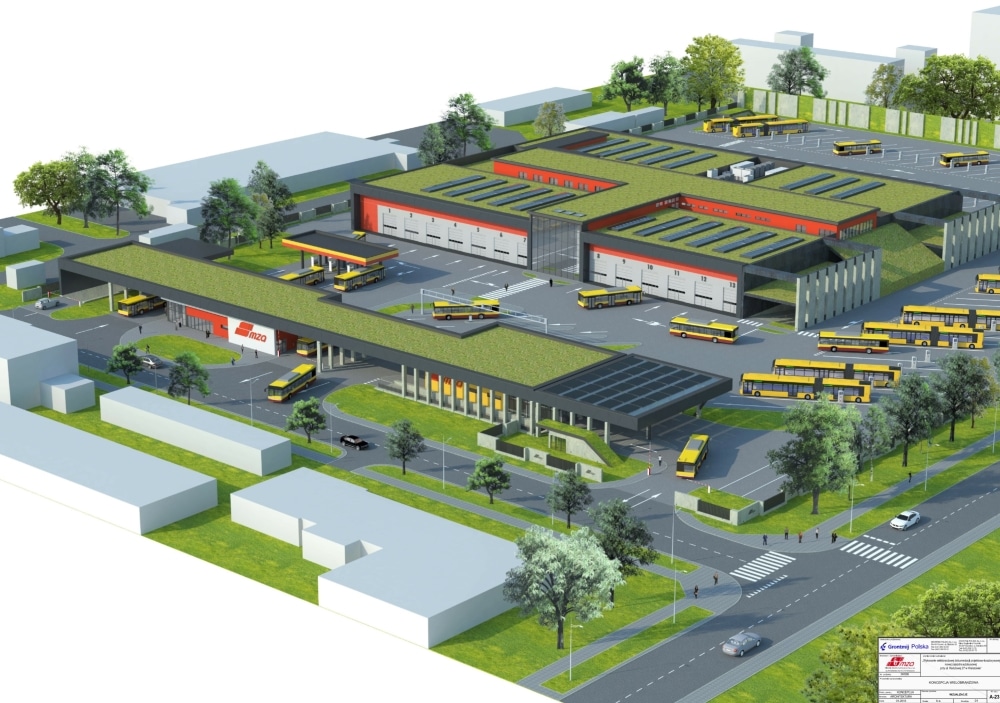 Infobus - MZA Warszawa wraca do projektu zajezdni Redutowa. Szuka inwestora zastępczego