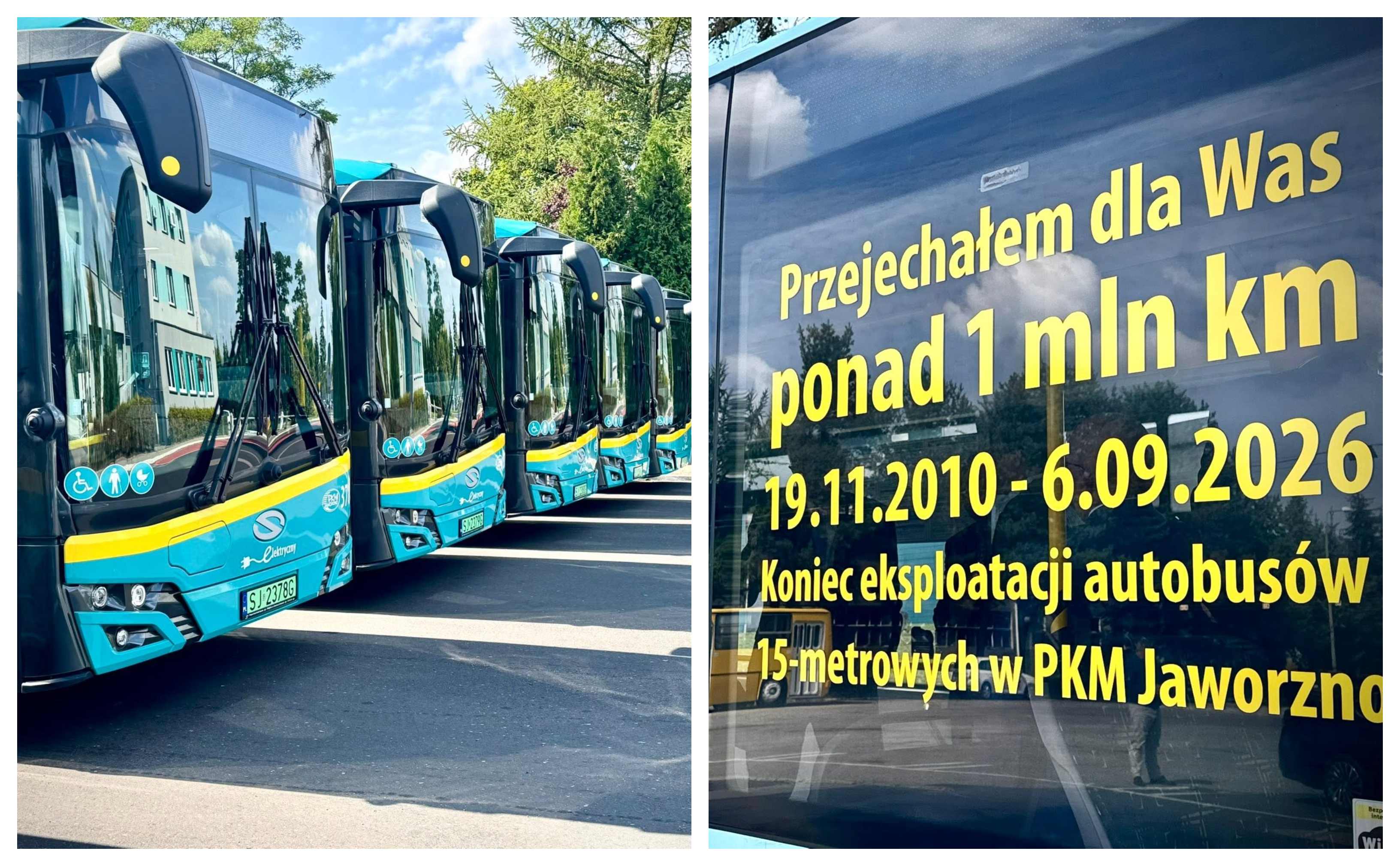 Infobus - PKM Jaworzno wita siedem Solarisów i żegna „deskorolki”. 74% udział elektrobusów we flocie