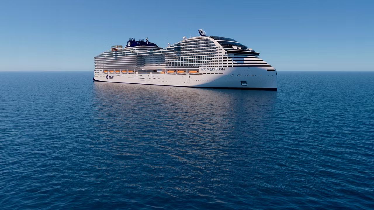 Infoship - MSC World Asia zakończył próby morskie. W grudniu zadebiutuje na Morzu Śródziemnym
