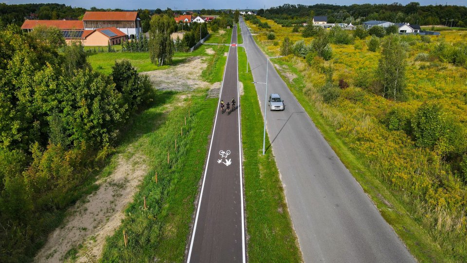 Infobike - Kłodawa–Łośno–Lipy: 7,7 km trasy rowerowej z funkcją bike & ride