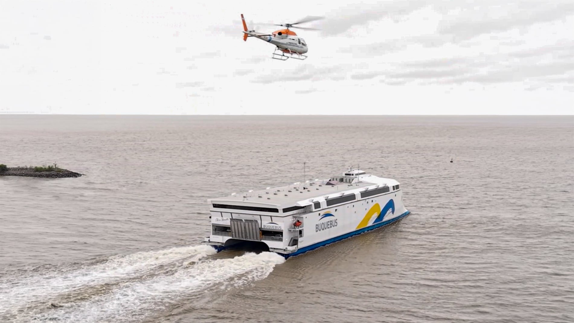 Infoship - Buquebus uruchomił elektrycznego giganta. 130 metrów długości i 19,2 MW mocy