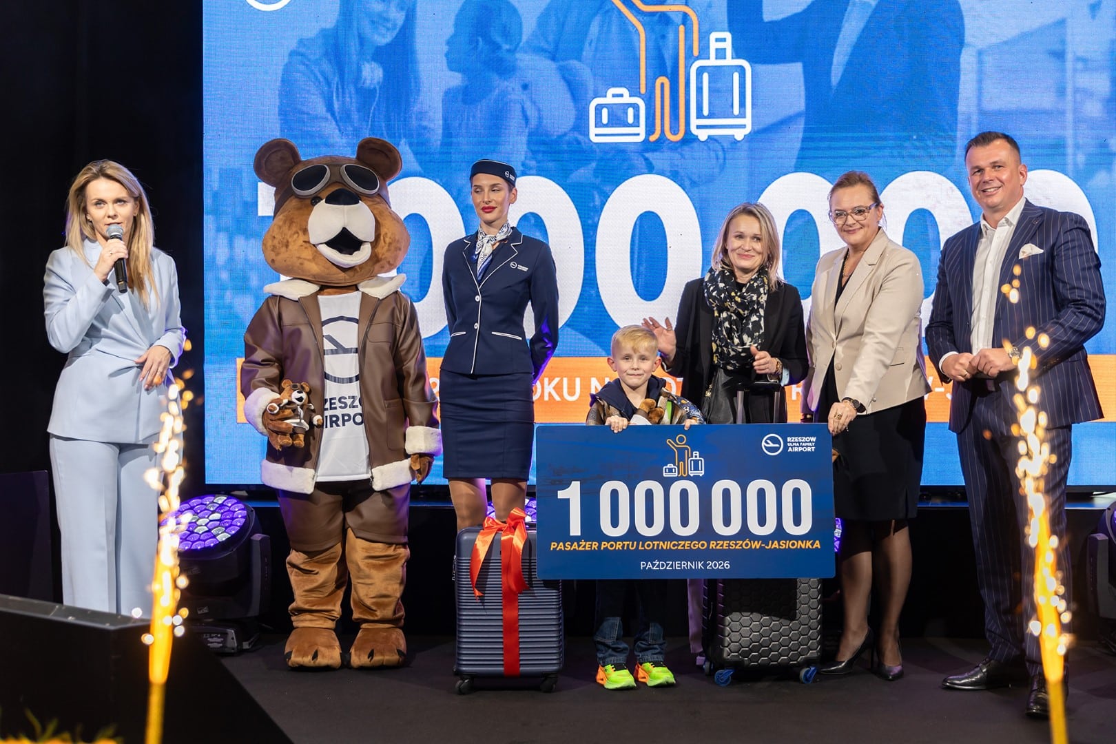 Infoair - Milionowy pasażer na lotnisku Rzeszów-Jasionka. Jubileuszowy przylot z Londynu