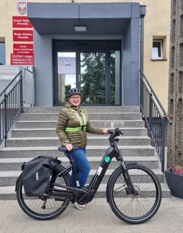 Infobike - Gmina Powidz z rowerem elektrycznym. Nowy sposób na służbowe podróże w terenie