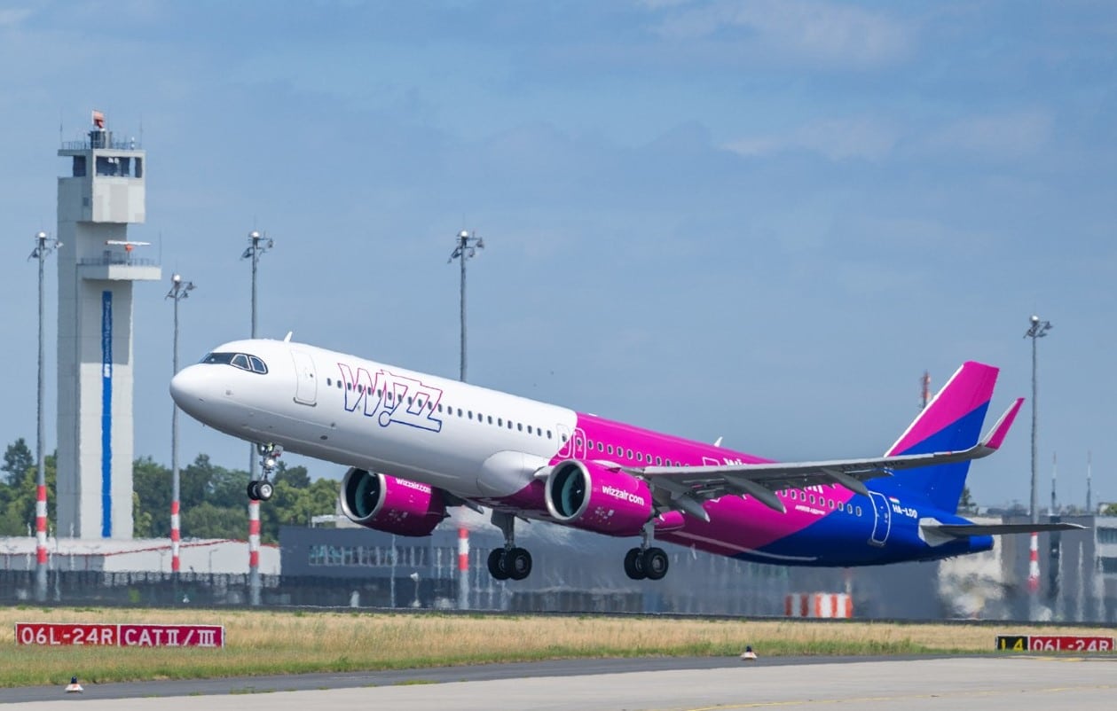 Infoair - Wizz Air uruchomił loty Berlin–Wilno. Trzy rejsy tygodniowo Airbusami A321neo