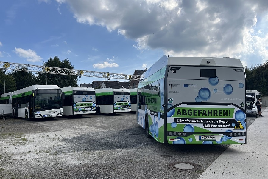 Infobus - Solaris Urbino 12 hydrogen jako autobus szkoleniowy RVK. Pierwszy taki na świecie