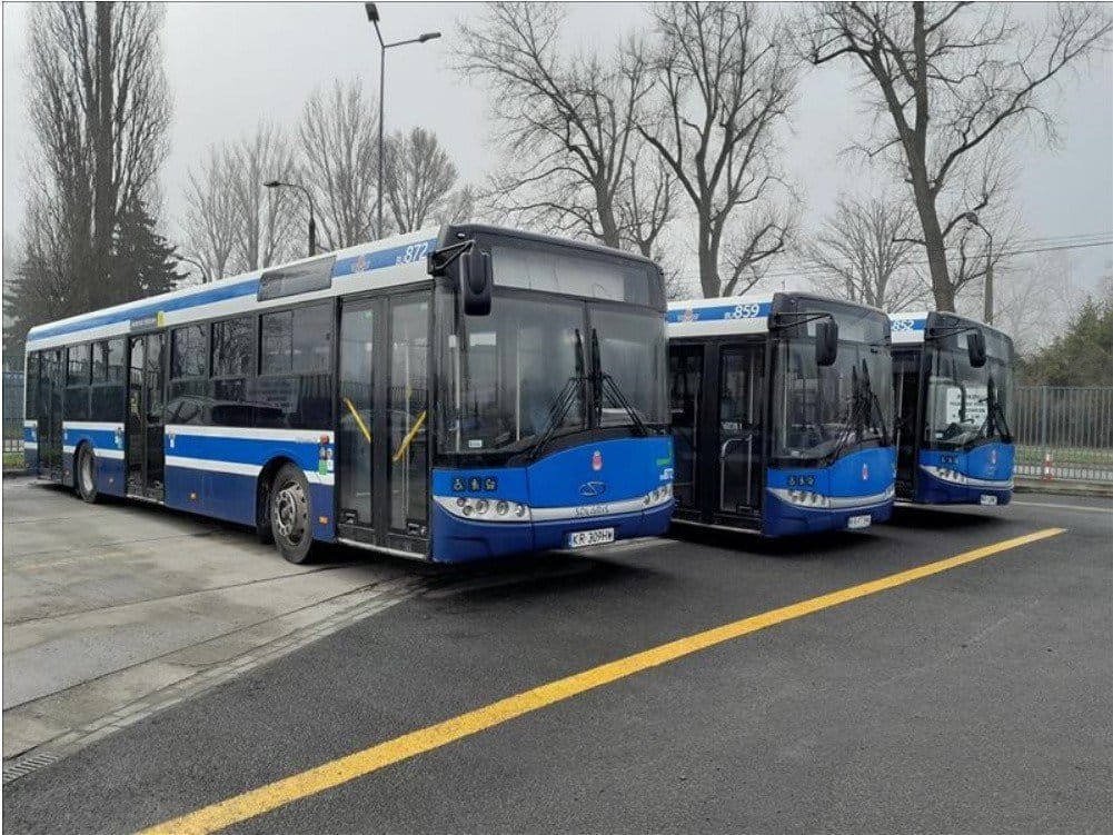 Infobus - MPK Kraków sprzedaje 39 autobusów. Wśród nich Solarisy Euro 6 z 2014 roku
