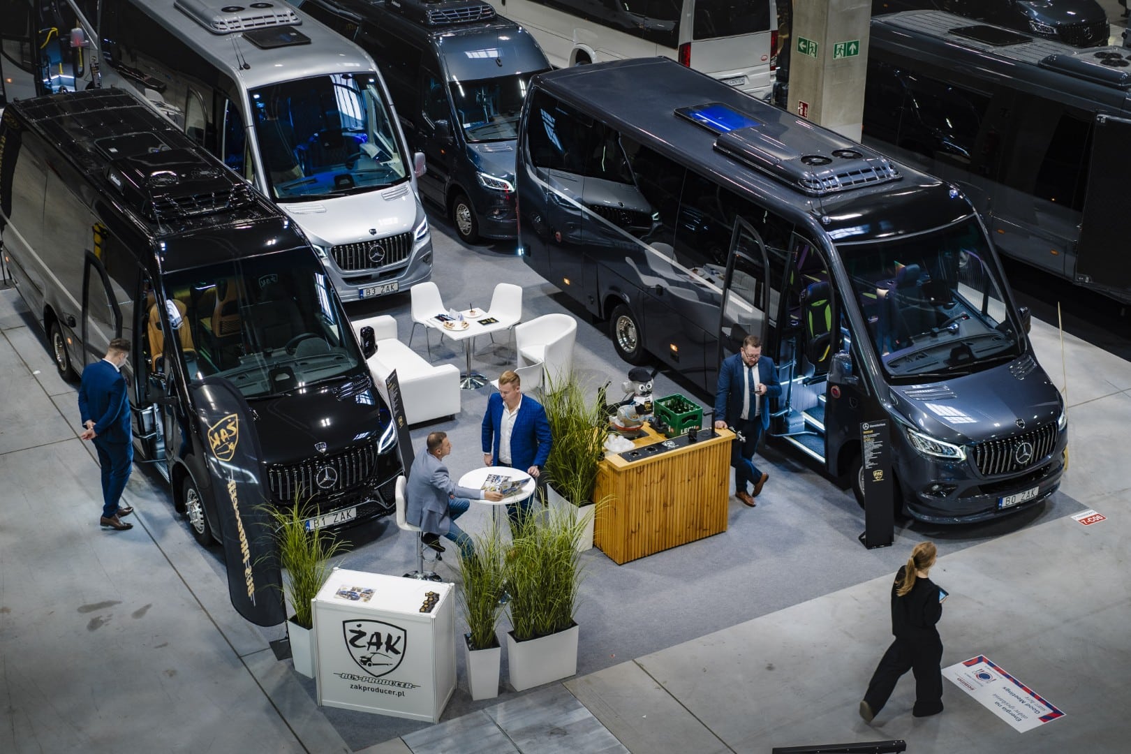Infobus - TRANSEXPO 2026. ŻAK Producer i sześć Sprinterów z Augustowa. Od miejskich po VIP