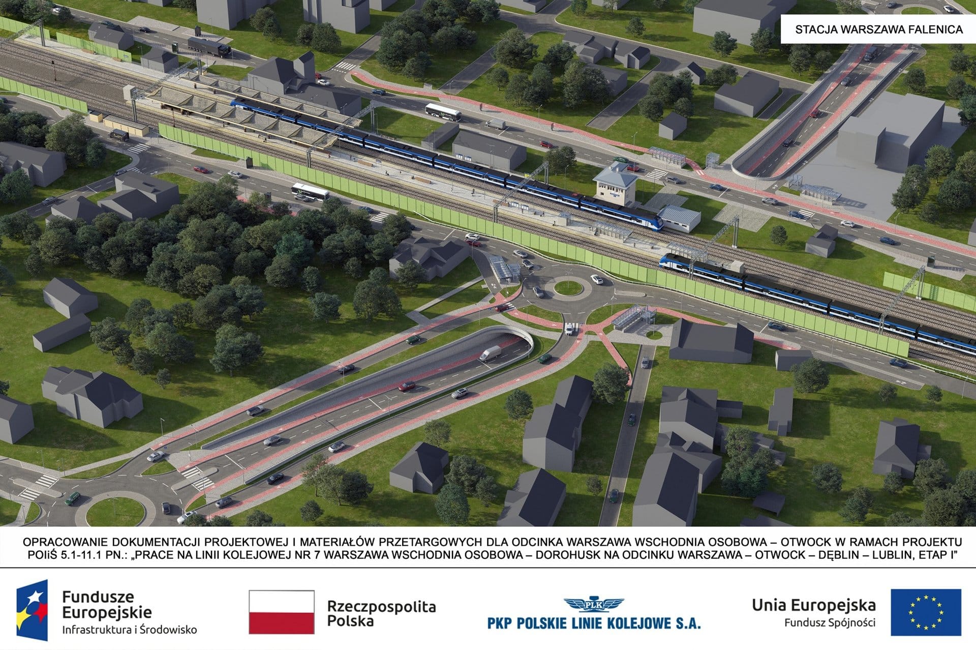 Inforail - PLK wybrały wykonawcę projektu zieleni i murali wzdłuż linii otwockiej. Umowa za ponad 860 tys. zł